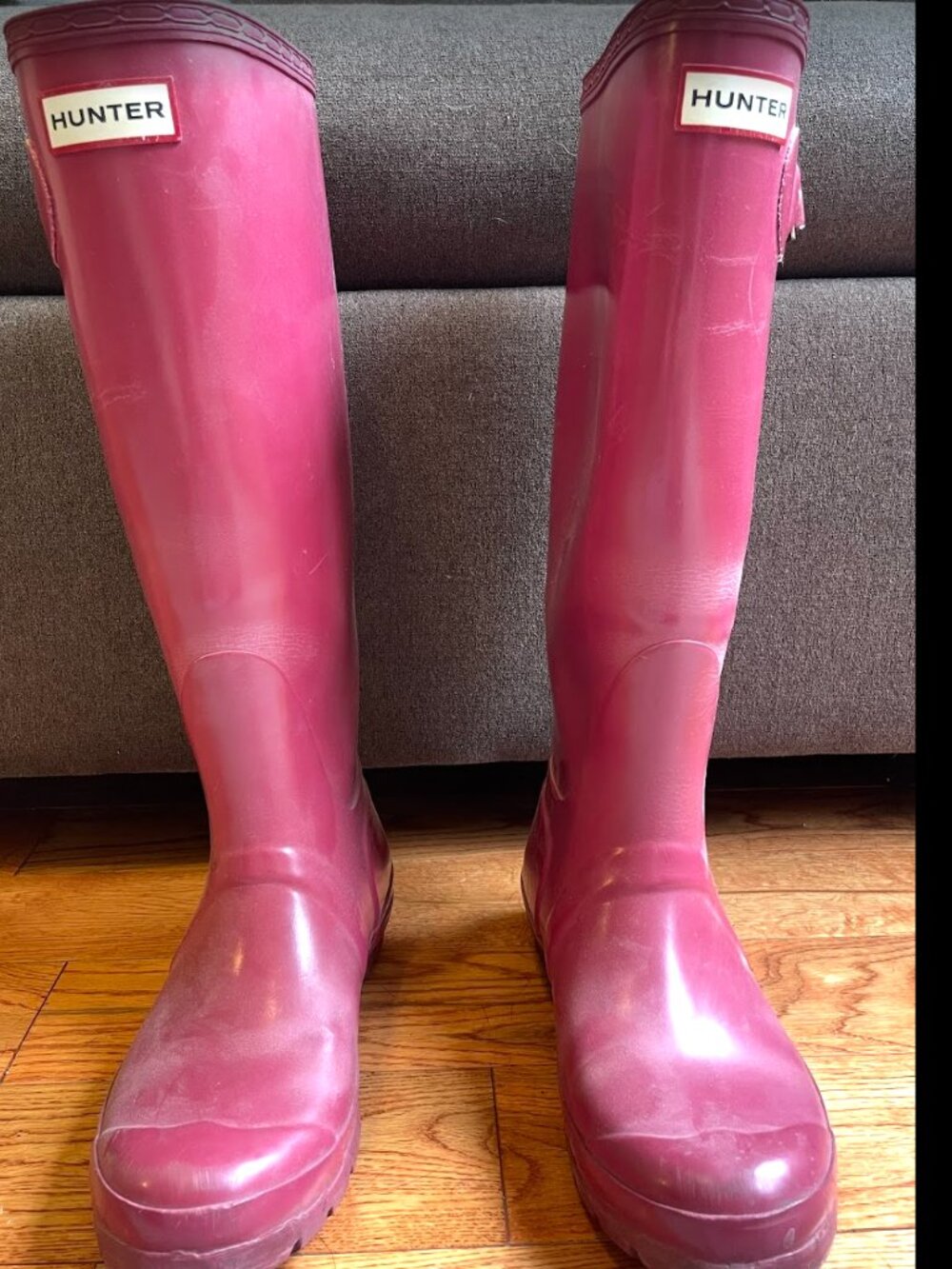 Pink Women's Hunter Boots - Picture 2 of 4